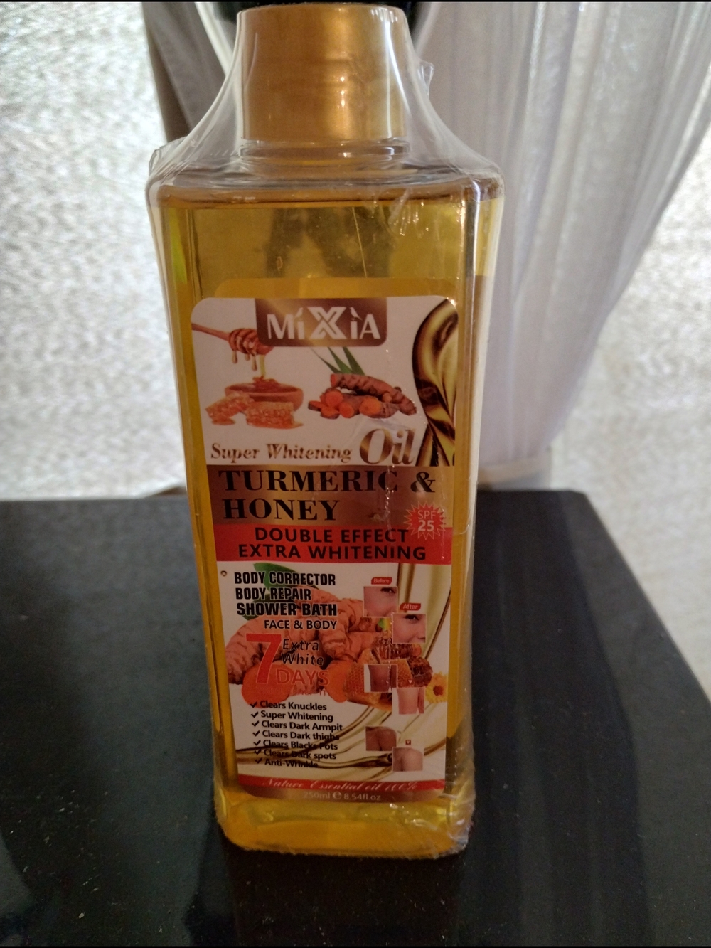 Turmeric & Honey Whitening Body Oil - Yellow